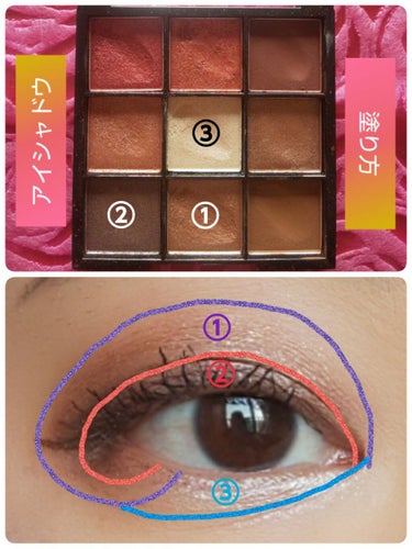 UR GLAM　BLOOMING EYE COLOR PALETTE/U R GLAM/アイシャドウパレットを使ったクチコミ（5枚目）