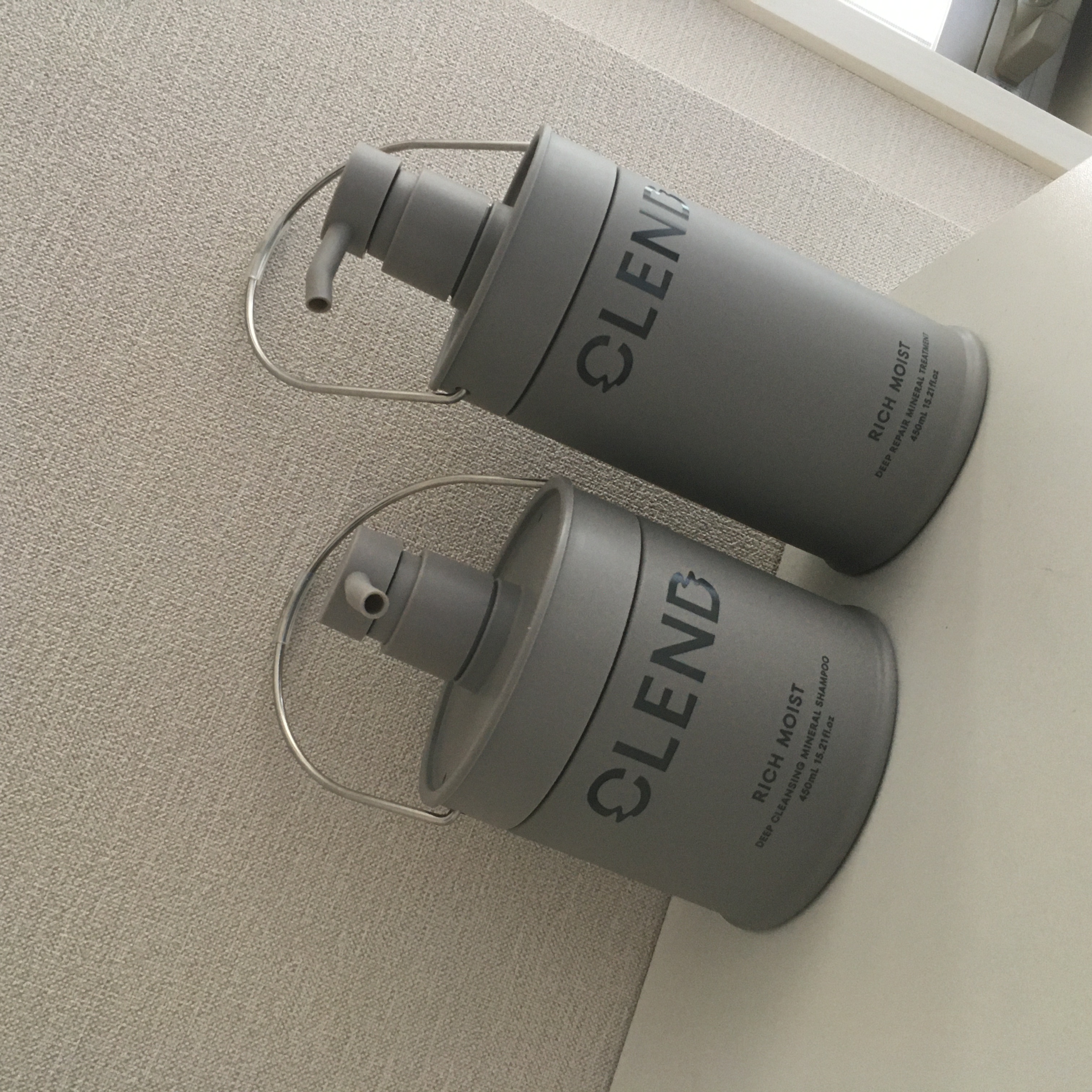 リッチモイスト ディープクレンジング ミネラル シャンプー/ディープリペア ミネラル トリートメント/CLEND/市販シャンプーを使ったクチコミ（1枚目）