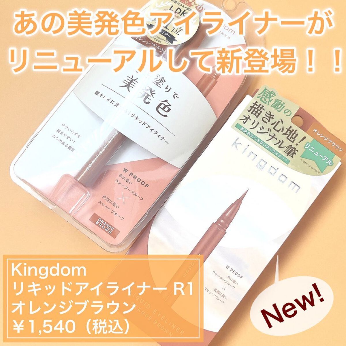 リキッドアイライナーWP		/キングダム/リキッドアイライナーを使ったクチコミ（2枚目）