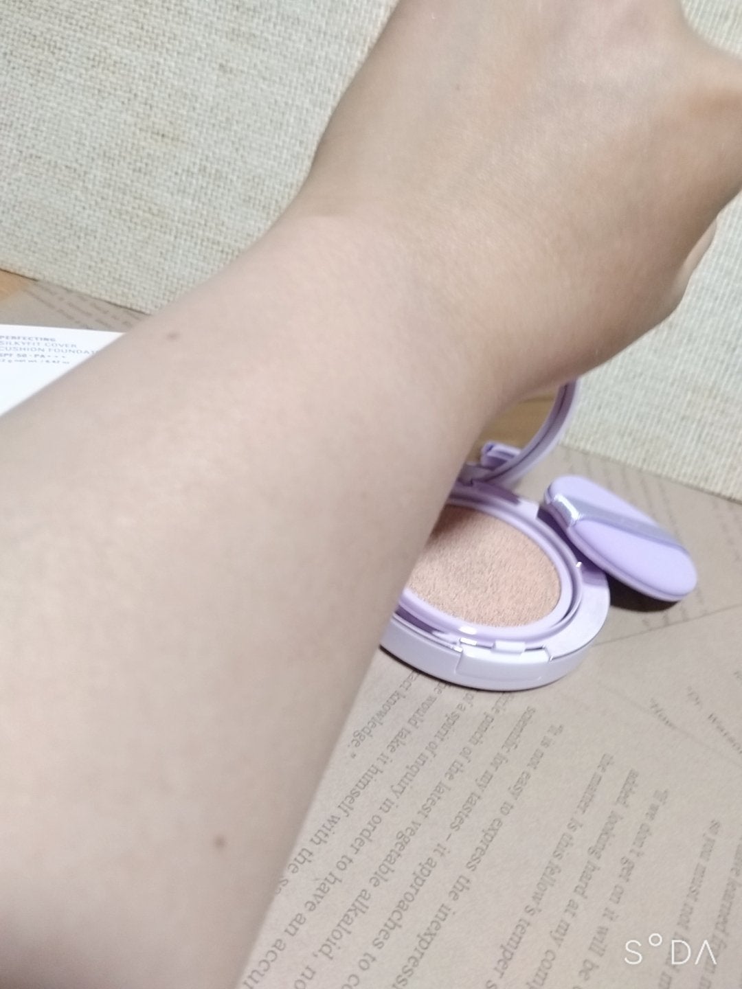 パーフェクティング シルキーフィット カバー クッション ファンデーション/VDL/クッションファンデーションを使ったクチコミ(2枚目)