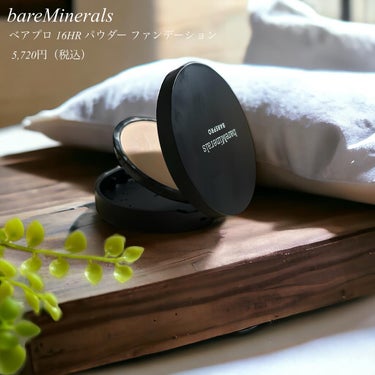 bareMinerals ベアプロ 16HR パウダー ファンデーションのクチコミ「ひと塗りで、軽やかに
────────────
bareMinerals
ベアプロ 16HR .....」（2枚目）