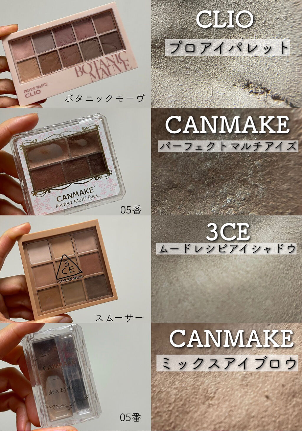 ミックスアイブロウ/キャンメイク/パウダーアイブロウを使ったクチコミ（2枚目）