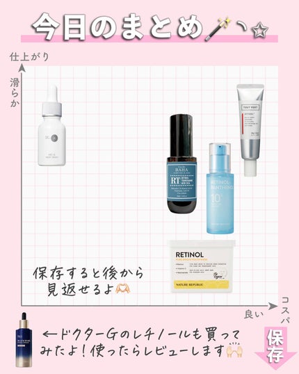 レチノショット 0.1/TOUT VERT/フェイスクリームを使ったクチコミ(7枚目)