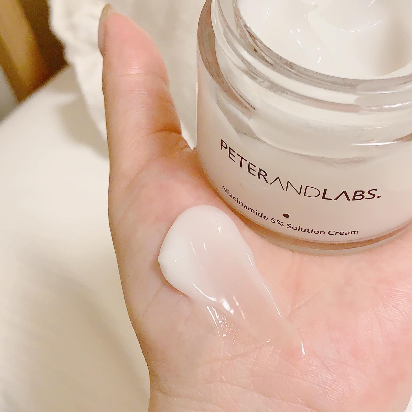 ナイアシンアミド5% ソリューション モイスチャークリーム/PETERANDLABS/フェイスクリームを使ったクチコミ（2枚目）