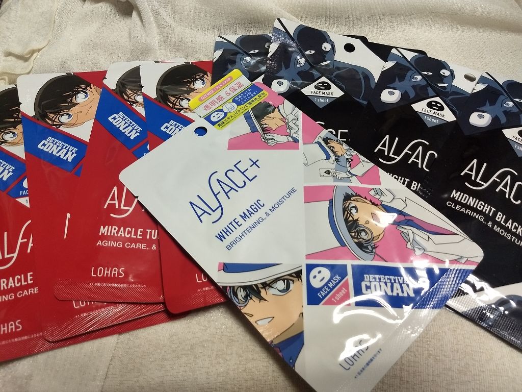 名探偵コナン×オルフェス　ミラクルターン（江戸川コナン）/ALFACE+/シートマスク・パックを使ったクチコミ（1枚目）