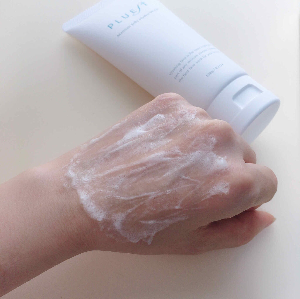 マンナンジェリーハイドロウォッシュ/PLUEST/洗顔料を使ったクチコミ（3枚目）