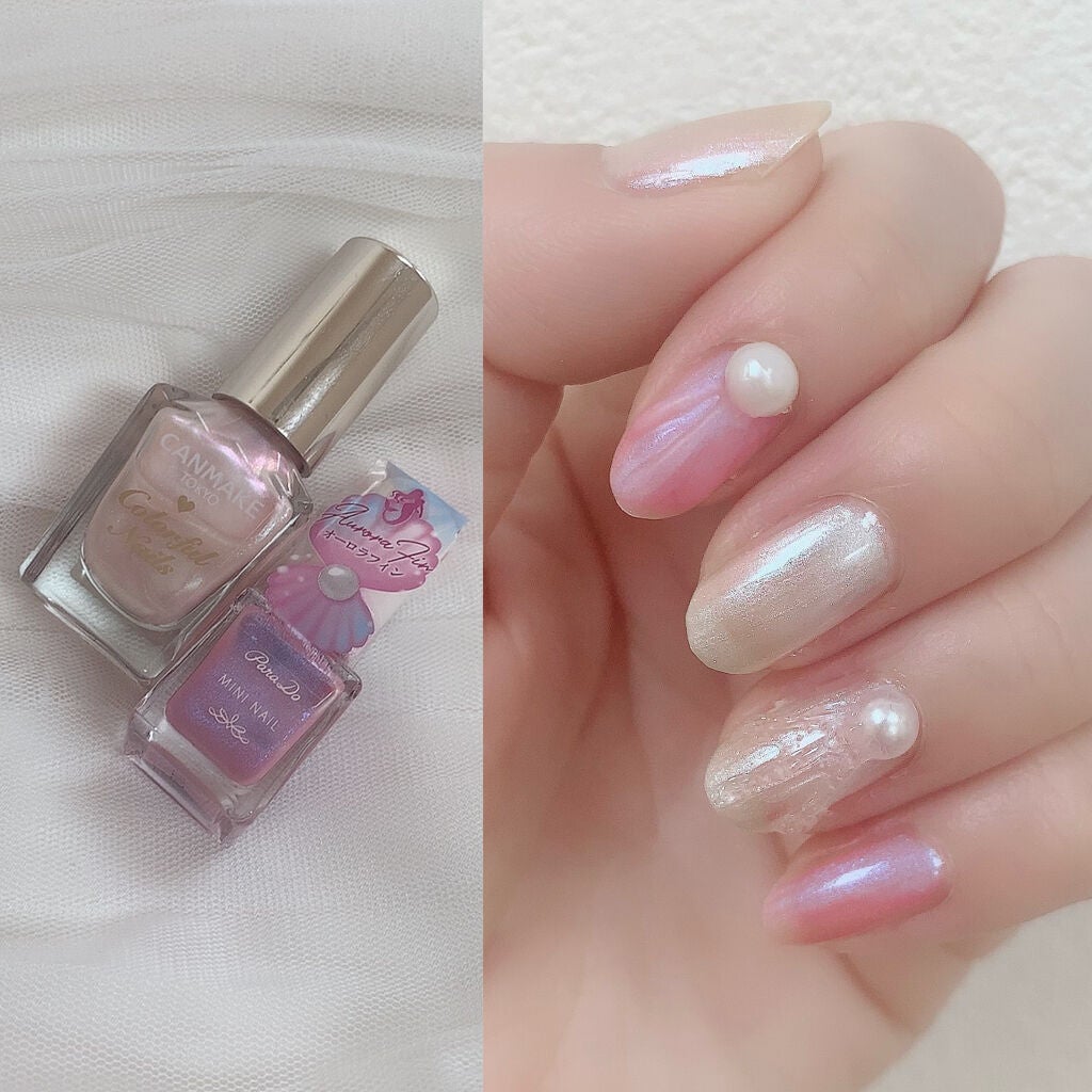 カラフルネイルズ/キャンメイク/マニキュアを使ったクチコミ(3枚目)