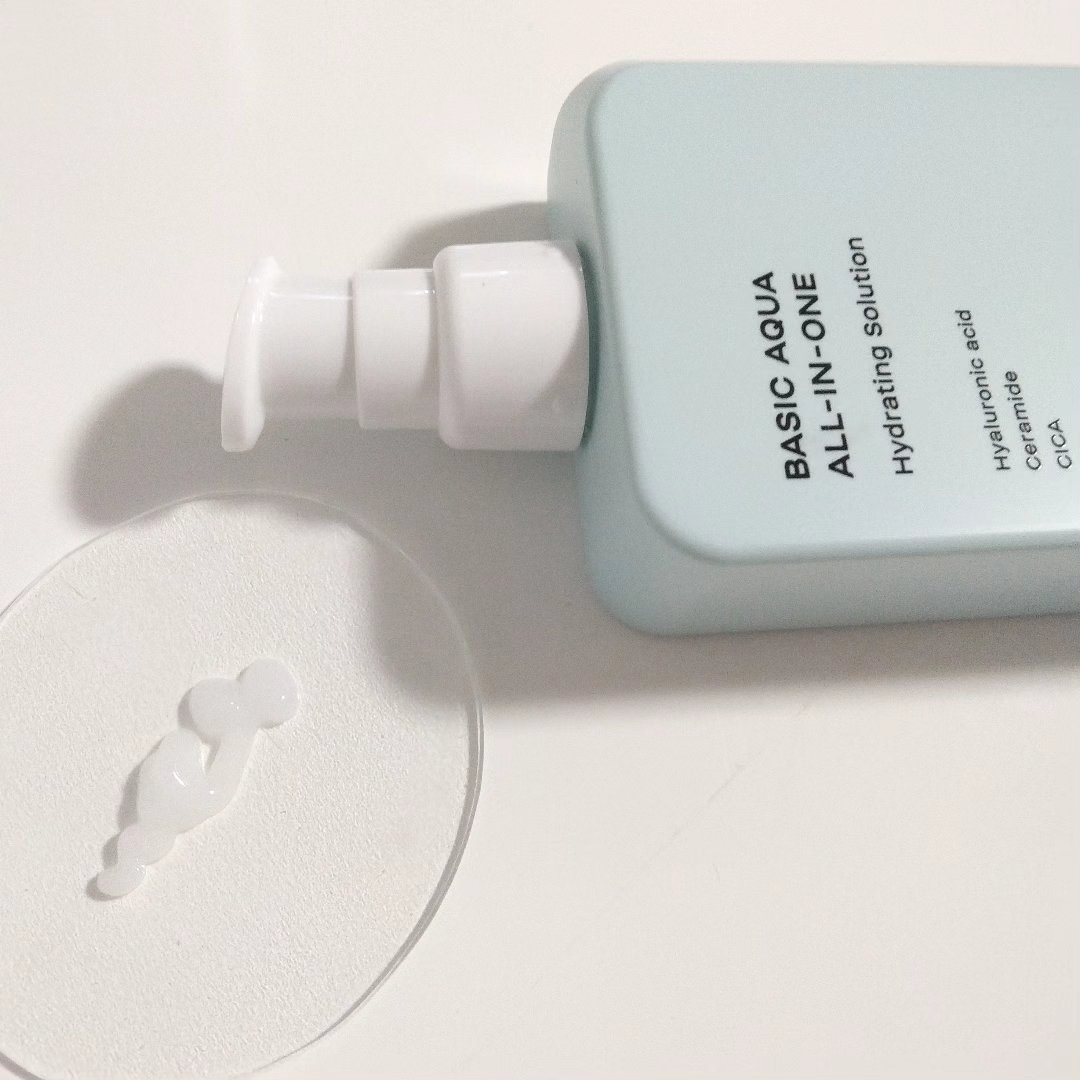 BASIC AQUA ALL-IN-ONE/MONSIEUR J/オールインワン化粧品を使ったクチコミ（2枚目）