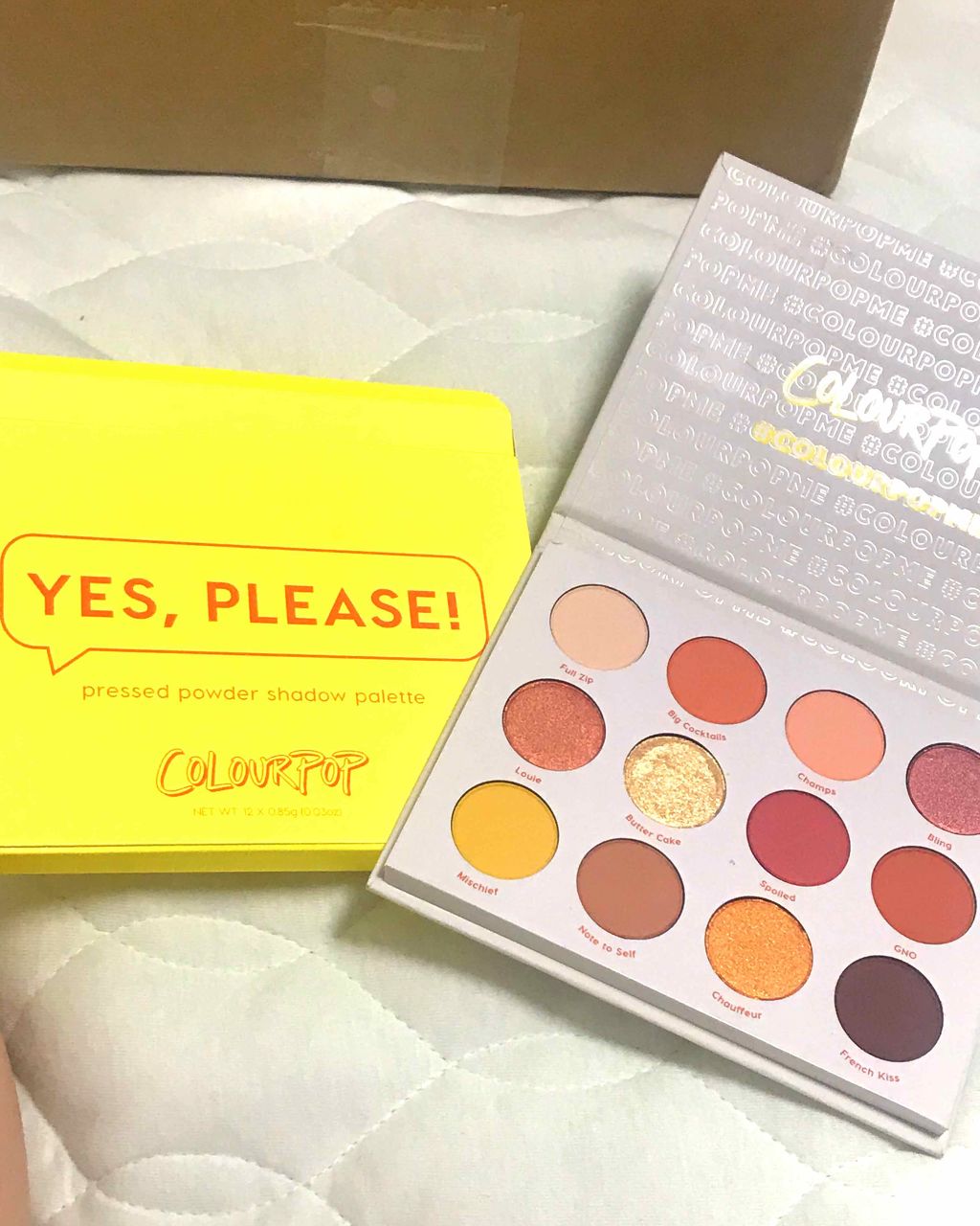 Yes,Please! Shadow Palette/ColourPop/アイシャドウパレットを使ったクチコミ(1枚目)