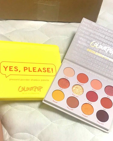 Yes,Please! Shadow Palette/ColourPop/アイシャドウパレットを使ったクチコミ（1枚目）