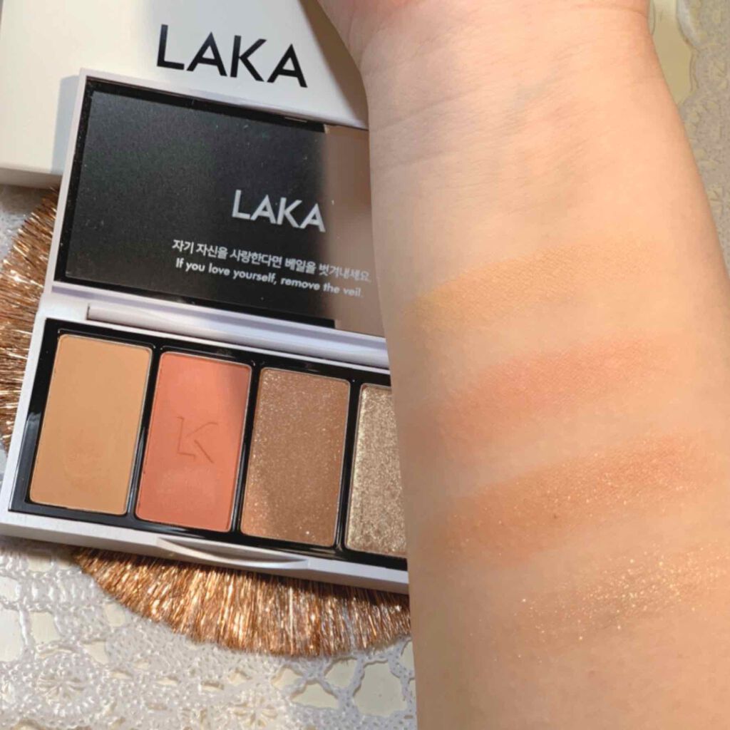 ジャストアイパレット/Laka/アイシャドウパレットを使ったクチコミ(4枚目)