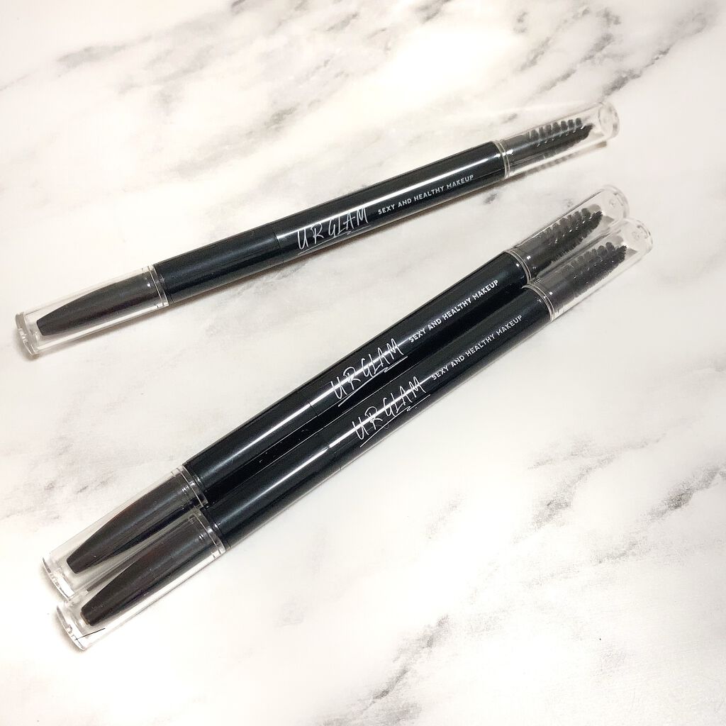 UR GLAM　3WAY EYEBROW PENCIL（3WAYアイブロウペンシル） ソフトブラウン/U R GLAM/アイブロウペンシルを使ったクチコミ（1枚目）