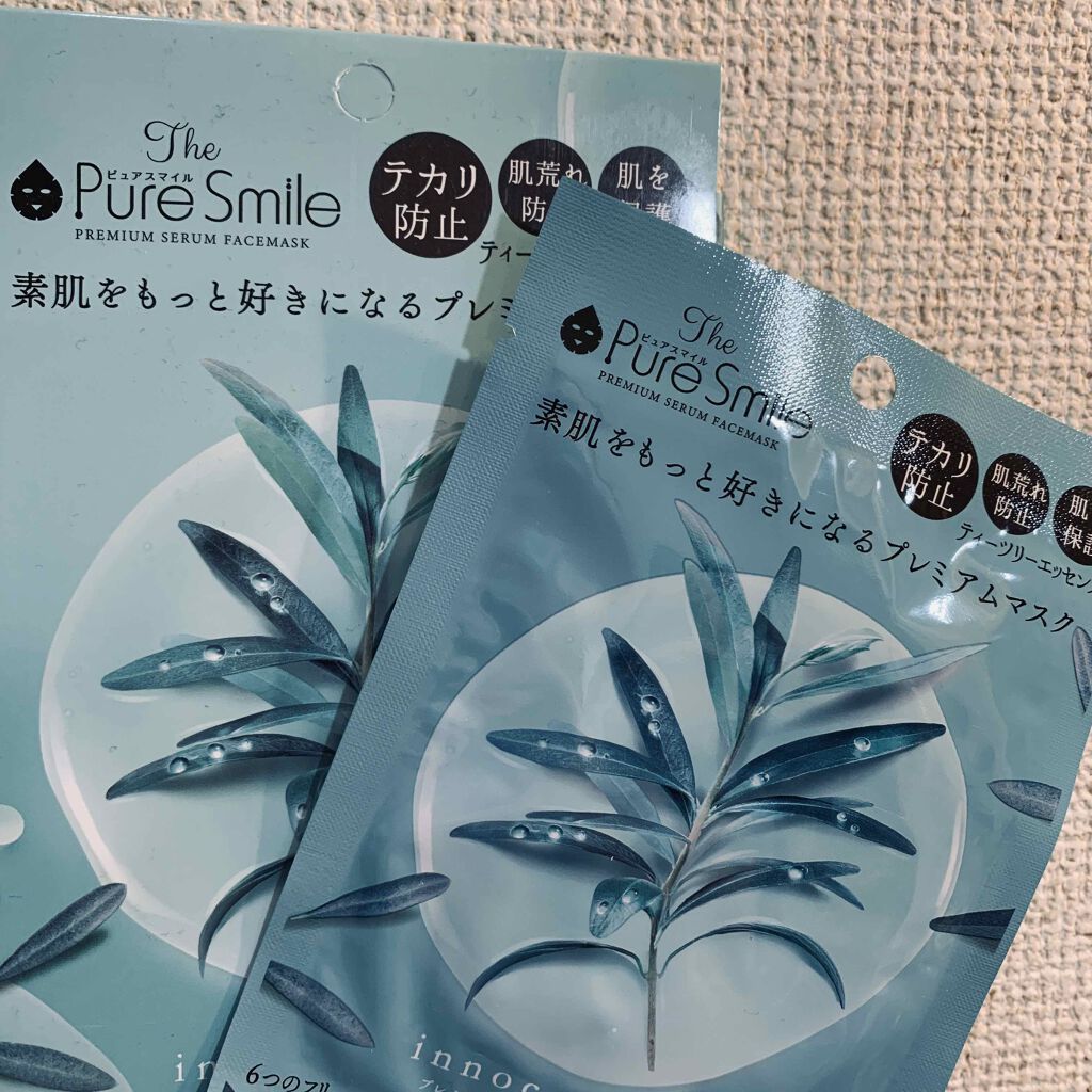 プレミアムセラムマスク ボックス イノセントスキン ティーツリー/Pure Smile/シートマスク・パックを使ったクチコミ(1枚目)