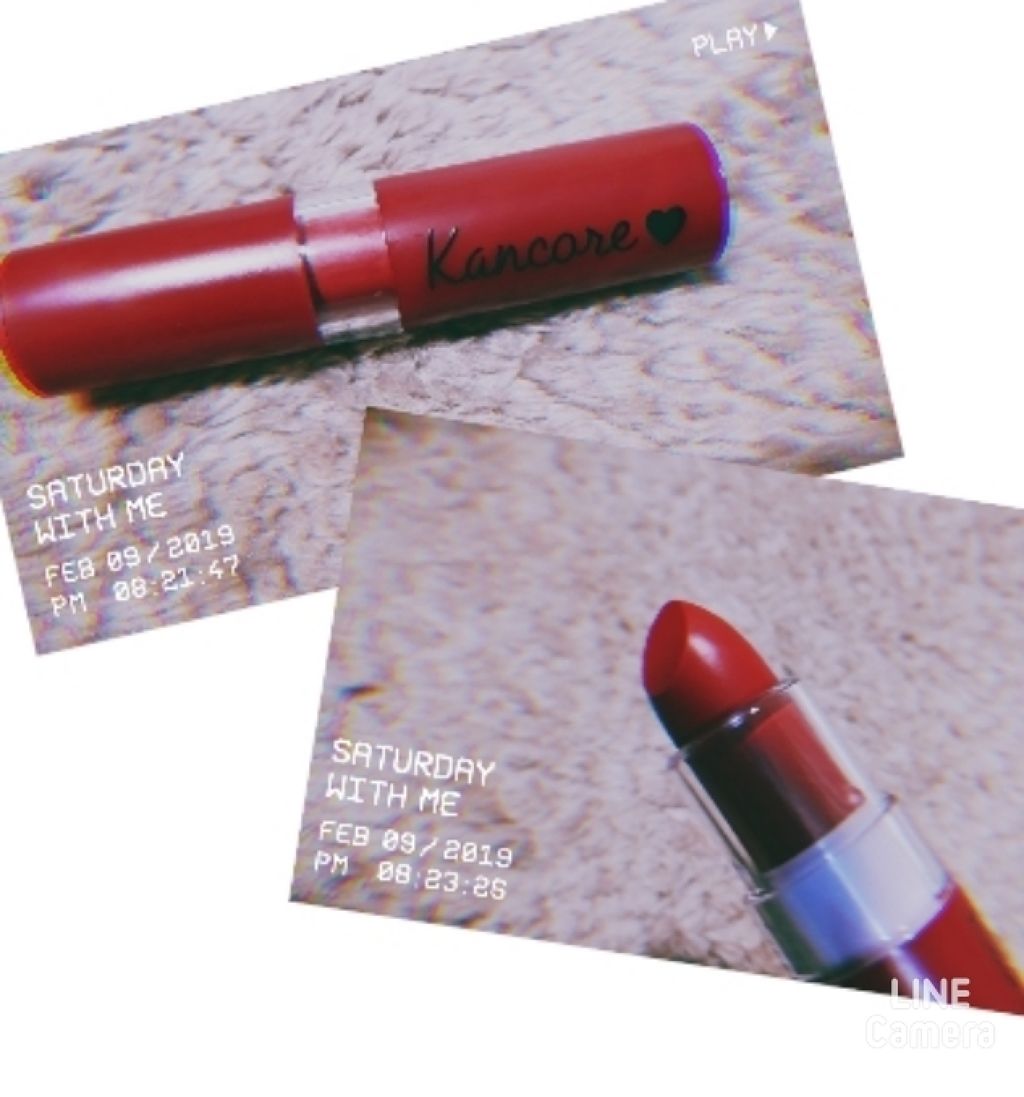 カンコレ マットリップスティック/DAISO/口紅を使ったクチコミ（2枚目）