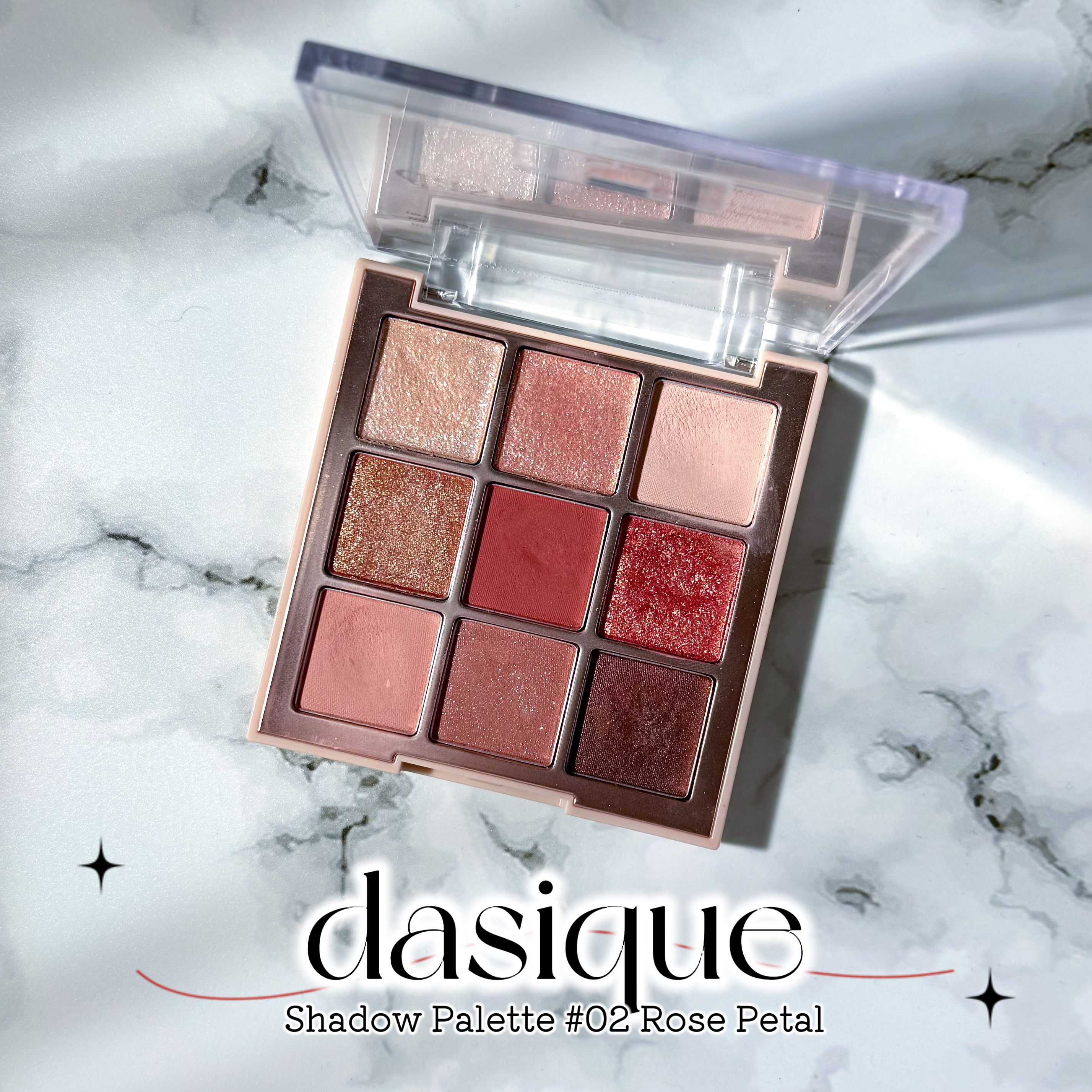 シャドウパレット 02 ローズペタル/dasique/アイシャドウパレットを使ったクチコミ（1枚目）