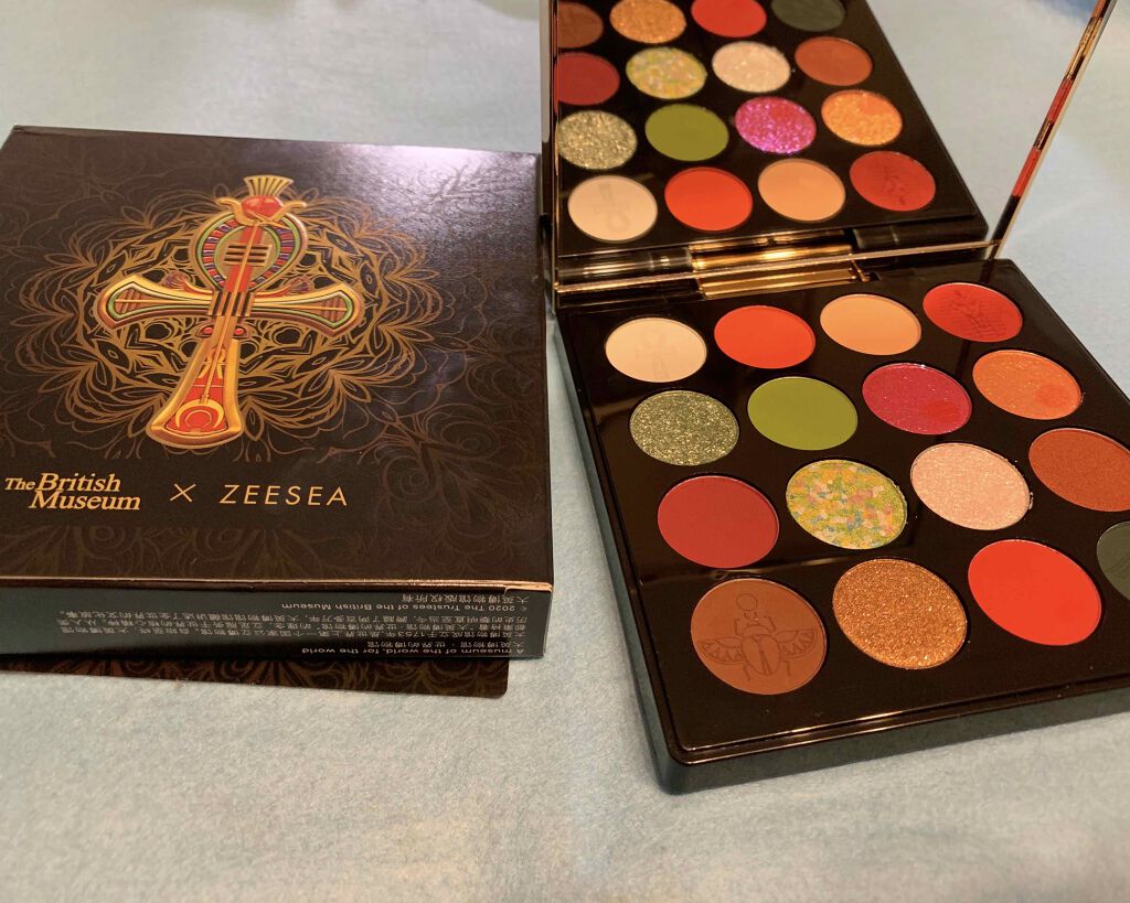 大英博物館 エジプトシリーズ アイシャドウパレット/ZEESEA/アイシャドウパレットを使ったクチコミ(1枚目)