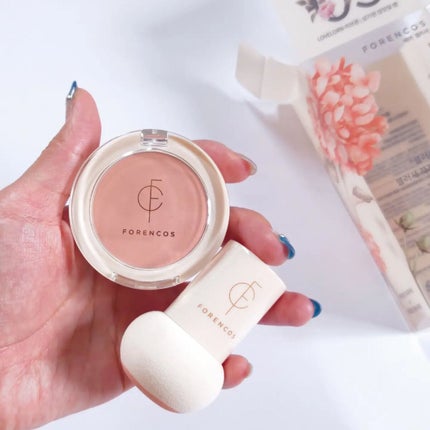 ベアブラッシャー パフ付き/フォレンコス/パウダーチークを使ったクチコミ(5枚目)