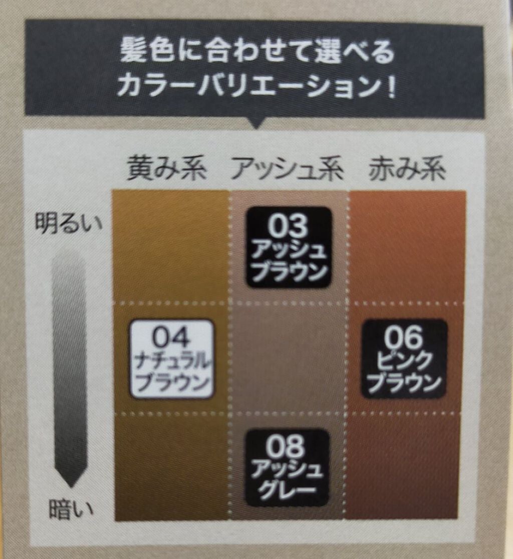 カラーリングアイブロウ マイクロ/ヘビーローテーション/眉マスカラを使ったクチコミ(3枚目)
