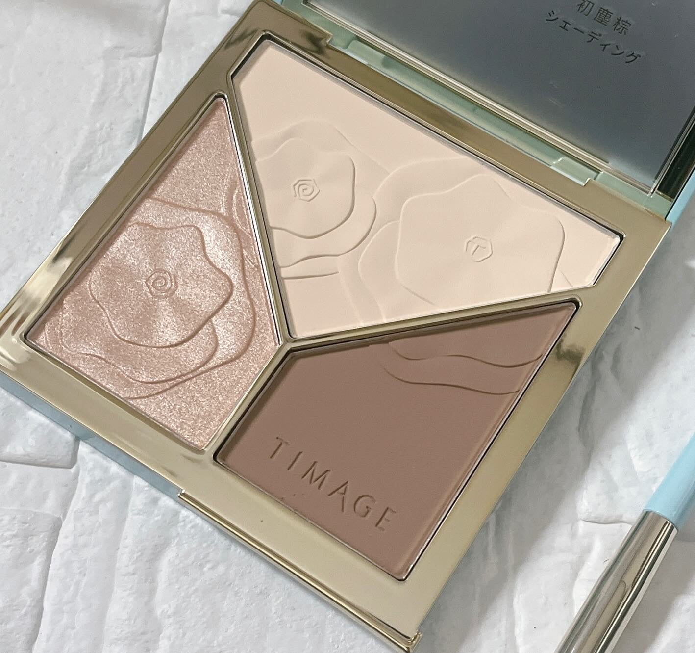 ハイライトシェーディングパレット/TIMAGE/パウダーハイライトを使ったクチコミ(7枚目)
