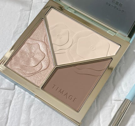 ハイライトシェーディングパレット/TIMAGE/パウダーハイライトを使ったクチコミ(7枚目)