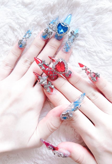 ジェルネイル(ライト対応)/セリア/ジェルネイルを使ったクチコミ(4枚目)