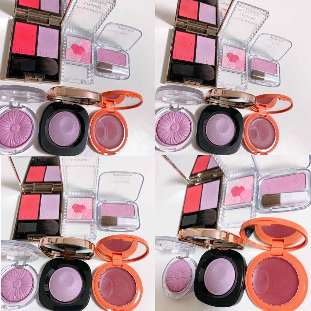 グロウフルールチークス/キャンメイク/パウダーチークを使ったクチコミ(3枚目)