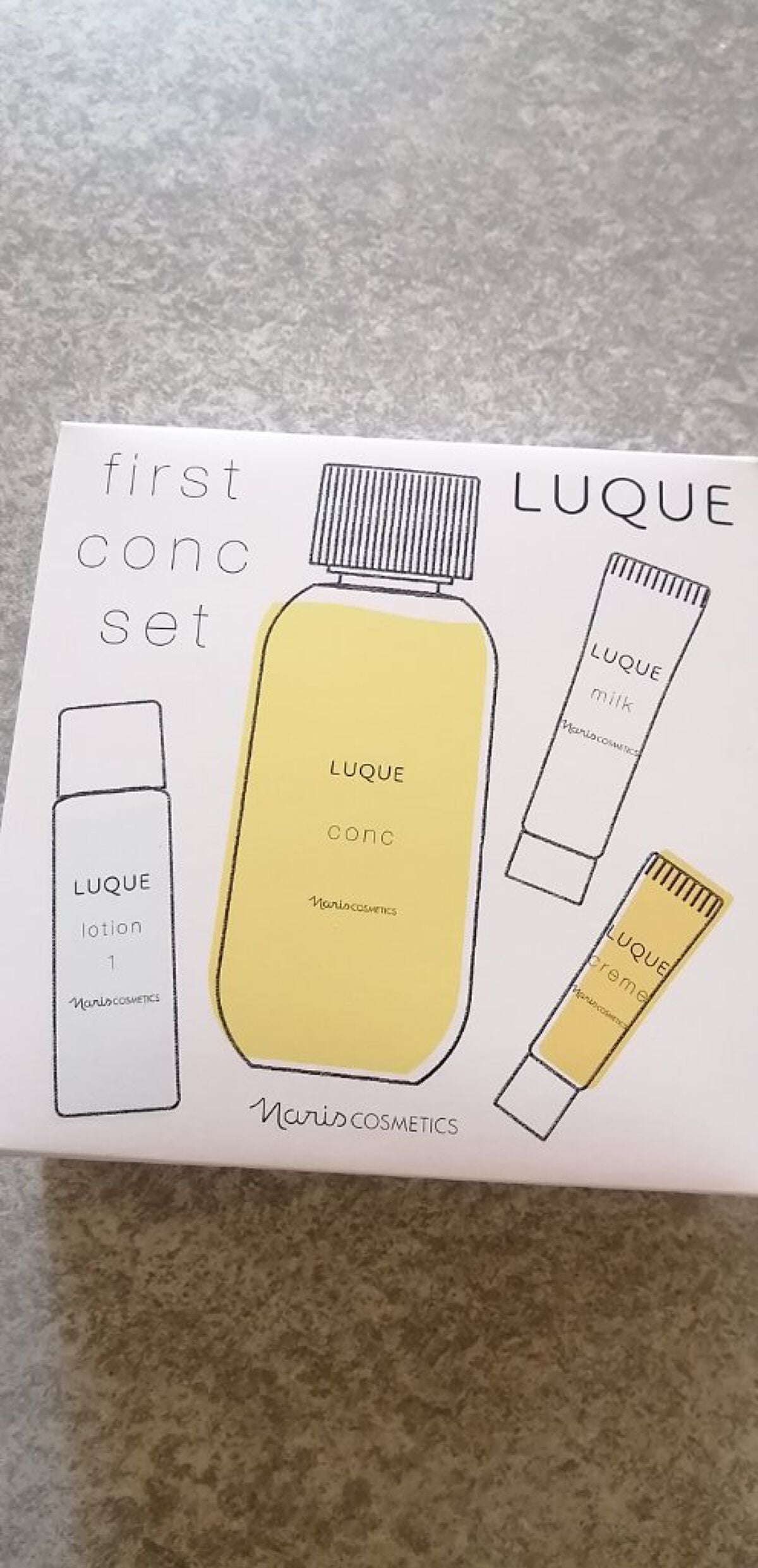 ルクエ LUQUE first conc set/ナリス化粧品/トライアルキットを使ったクチコミ(1枚目)