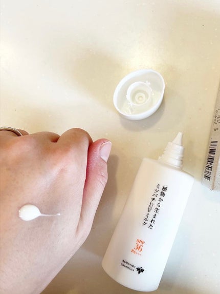 植物から生まれたミツバチUVミルク/アピセラピーコスメティクス/日焼け止めミルクを使ったクチコミ(3枚目)