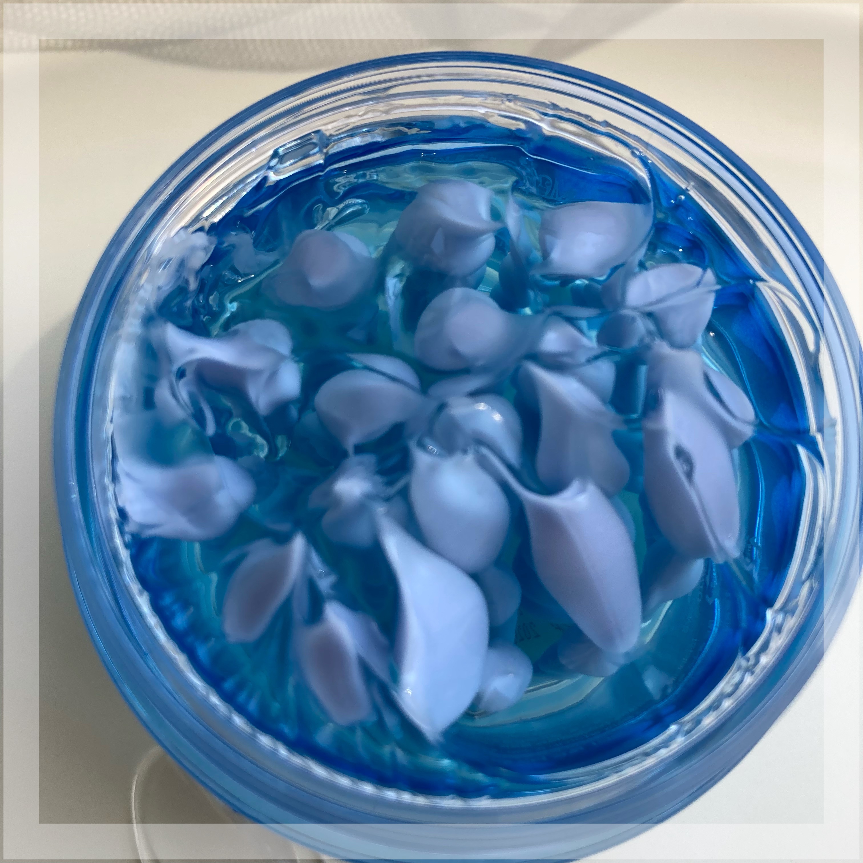 ブルーレイヤーダブルウォータークリーム/MEDITHERAPY/フェイスクリームを使ったクチコミ（2枚目）