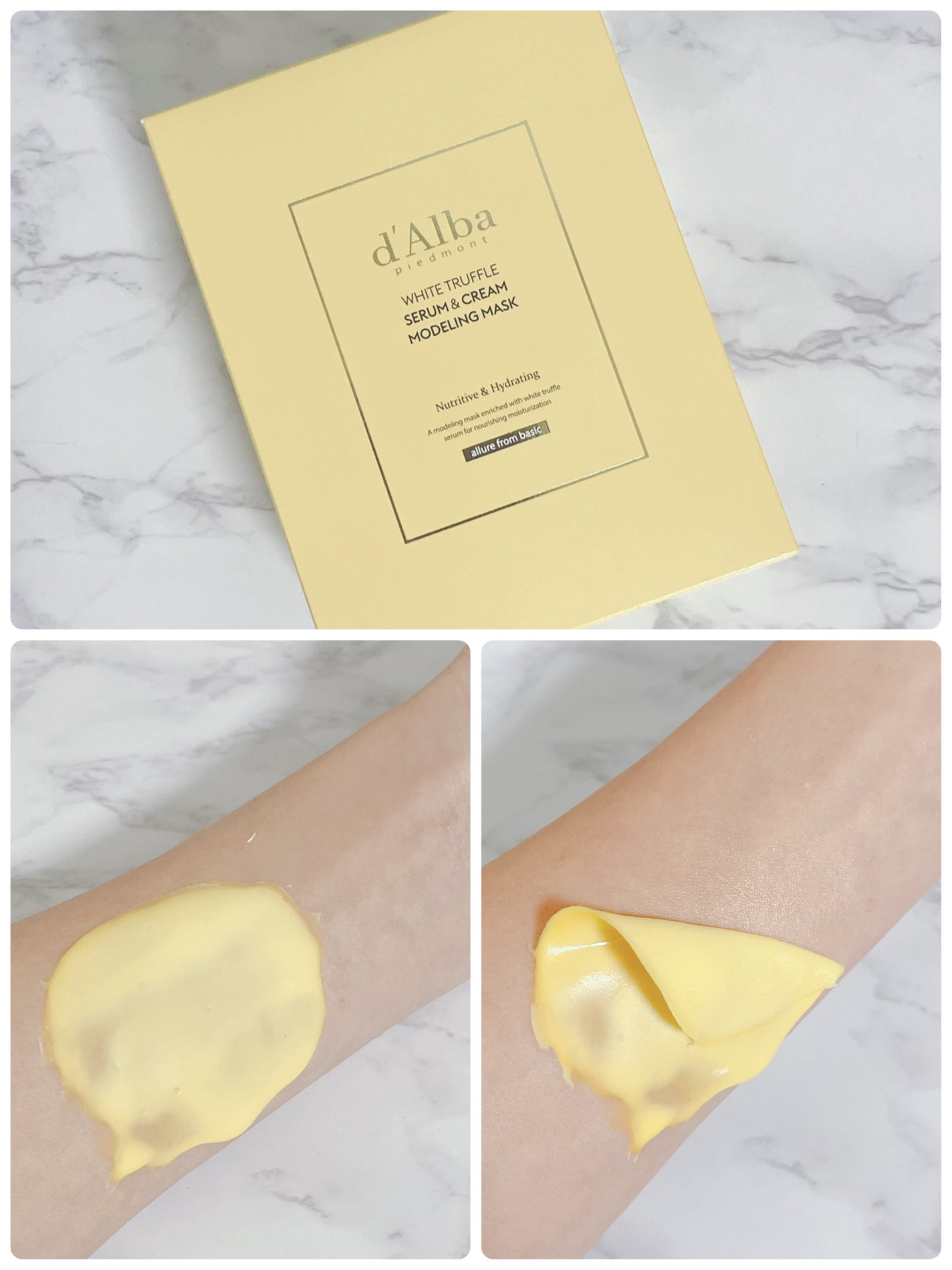 WHITE TRUFFLE SERUM & CREAM MODELING MASK/ダルバ/その他スキンケアを使ったクチコミ(7枚目)