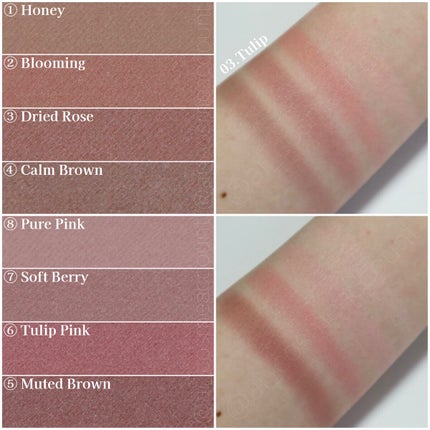 ミドルトーンアイシャドウコレクターパレット/Laka/アイシャドウパレットを使ったクチコミ(6枚目)