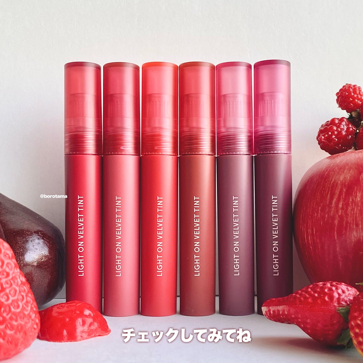 ライトオンベルベットティント/ネイチャーリパブリック/リップティントを使ったクチコミ(9枚目)