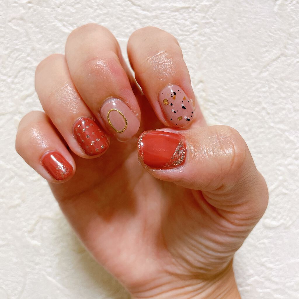 ジェルネイル(ライト対応)/セリア/ジェルネイルを使ったクチコミ(5枚目)