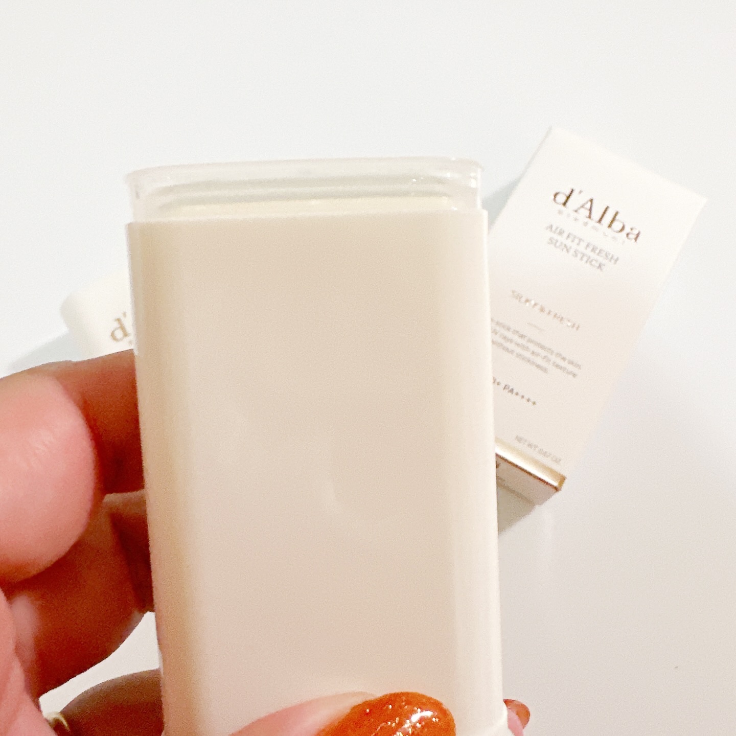 エアーフィットフレッシュサンスティック/ダルバ/日焼け止めスティックを使ったクチコミ（2枚目）