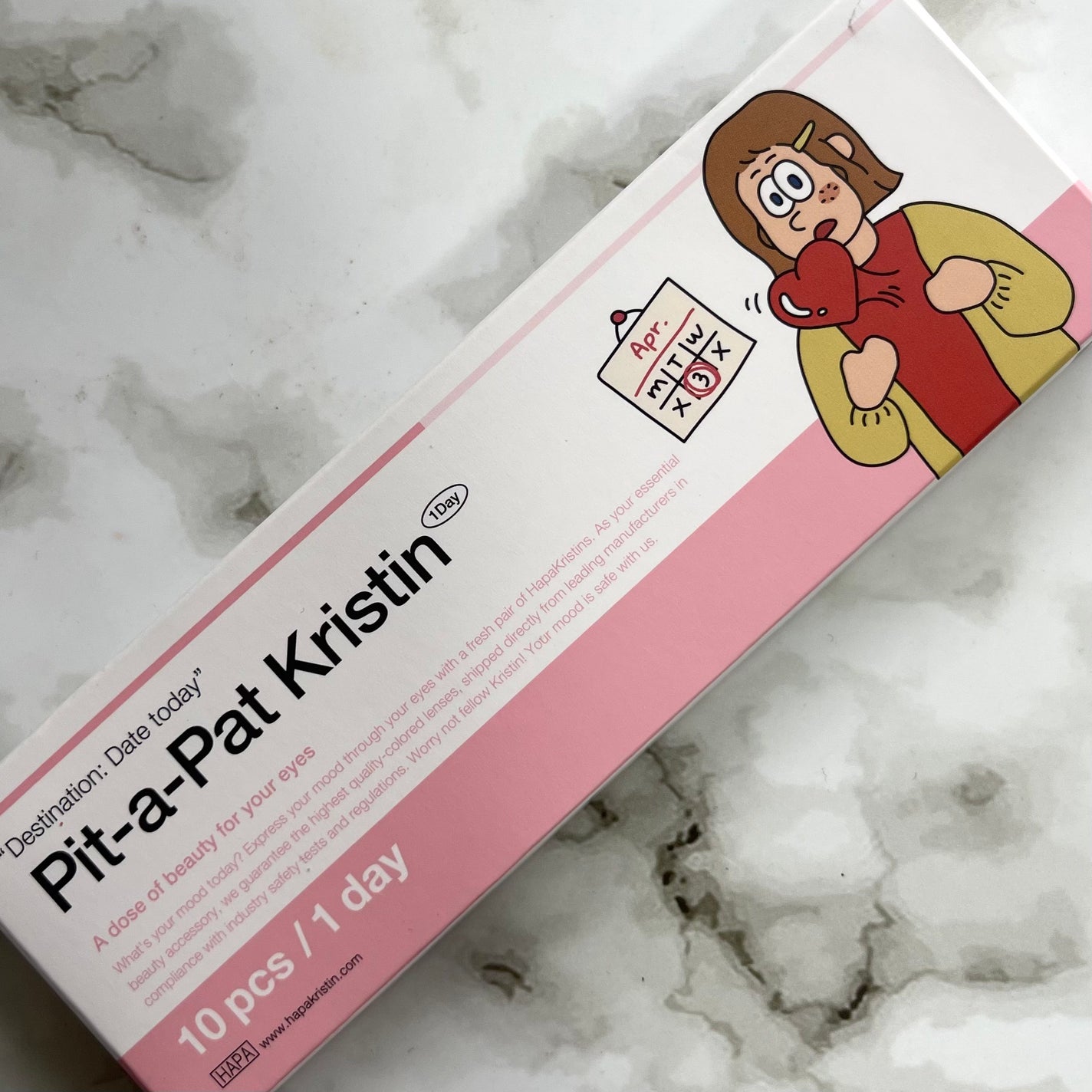 Pit-a-Pat Kristin 1day/Hapa kristin/ワンデー(1DAY)カラコンを使ったクチコミ(6枚目)