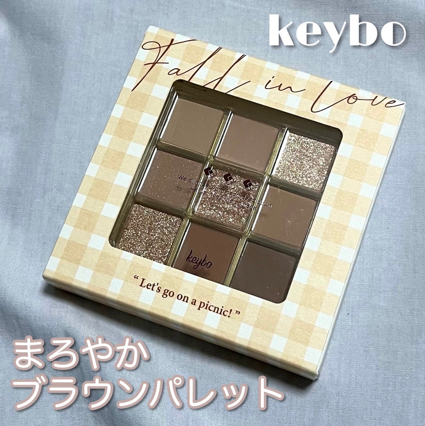 KEYBO FALL IN LOVE SHADOW PALETTE/keybo/アイシャドウパレットを使ったクチコミ(1枚目)