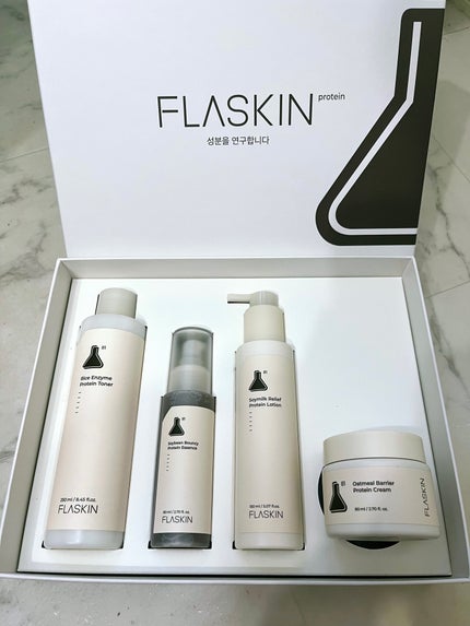 タンパク質フィラー90日スキンケアセット/FLASKIN/スキンケアキットを使ったクチコミ(1枚目)