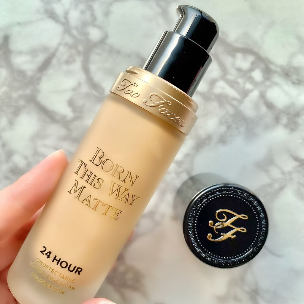 ボーン ディス ウェイ アンディテクタブル 24H マット ファンデーション/Too Faced/リキッドファンデーションを使ったクチコミ(4枚目)
