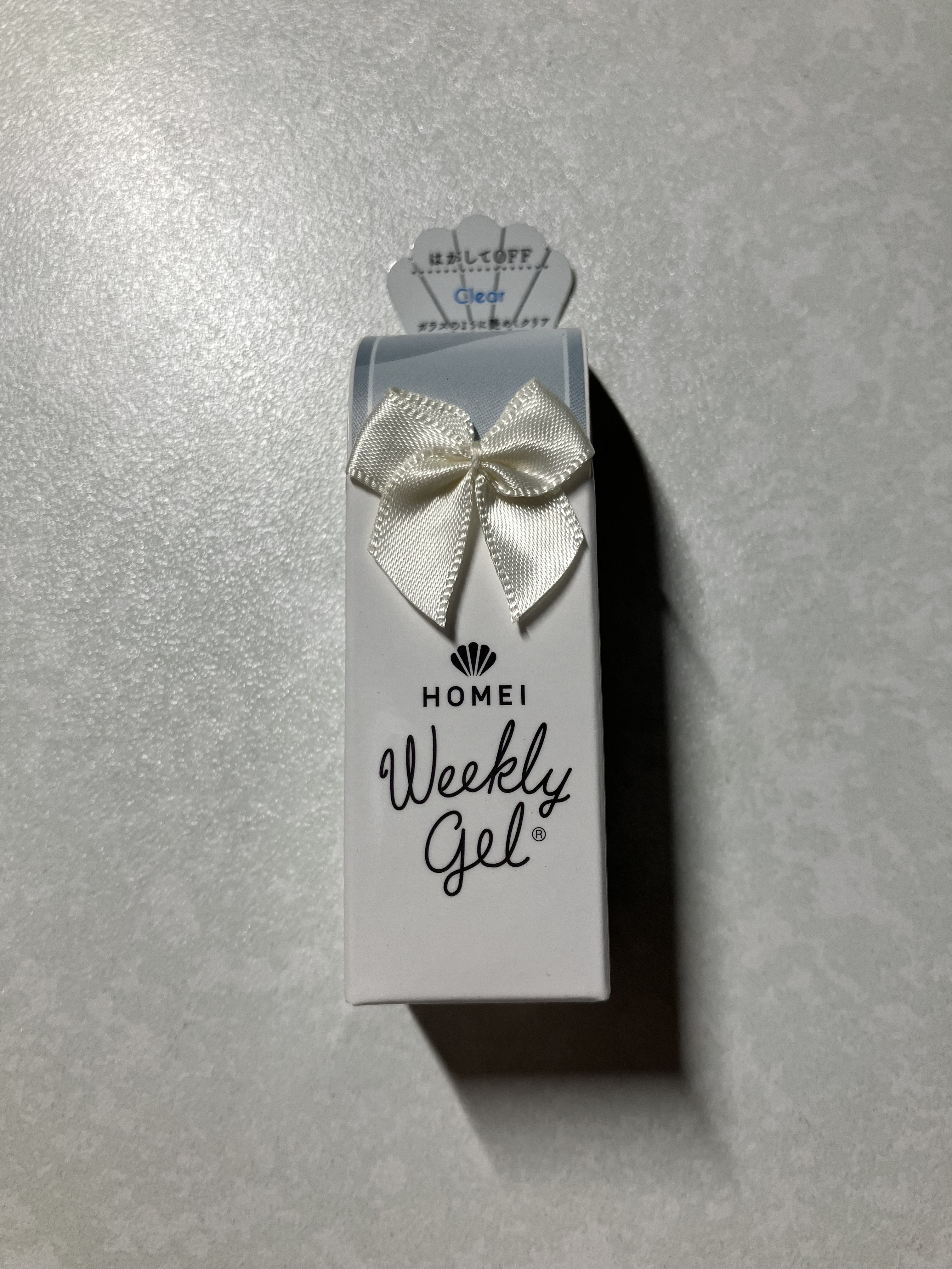 ウィークリージェル WG-0 クリア(Clear)/HOMEI/ジェルネイルを使ったクチコミ（1枚目）
