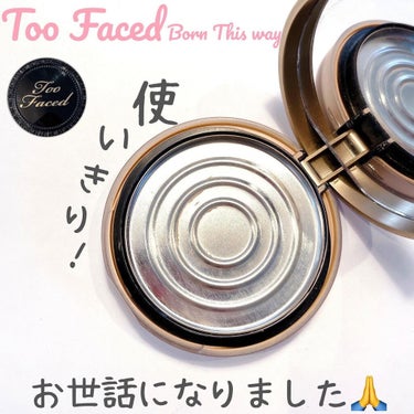 ボーン ディス ウェイ マルチユース コンプレクション パウダー バニラ/Too Faced/パウダーファンデーションを使ったクチコミ（1枚目）