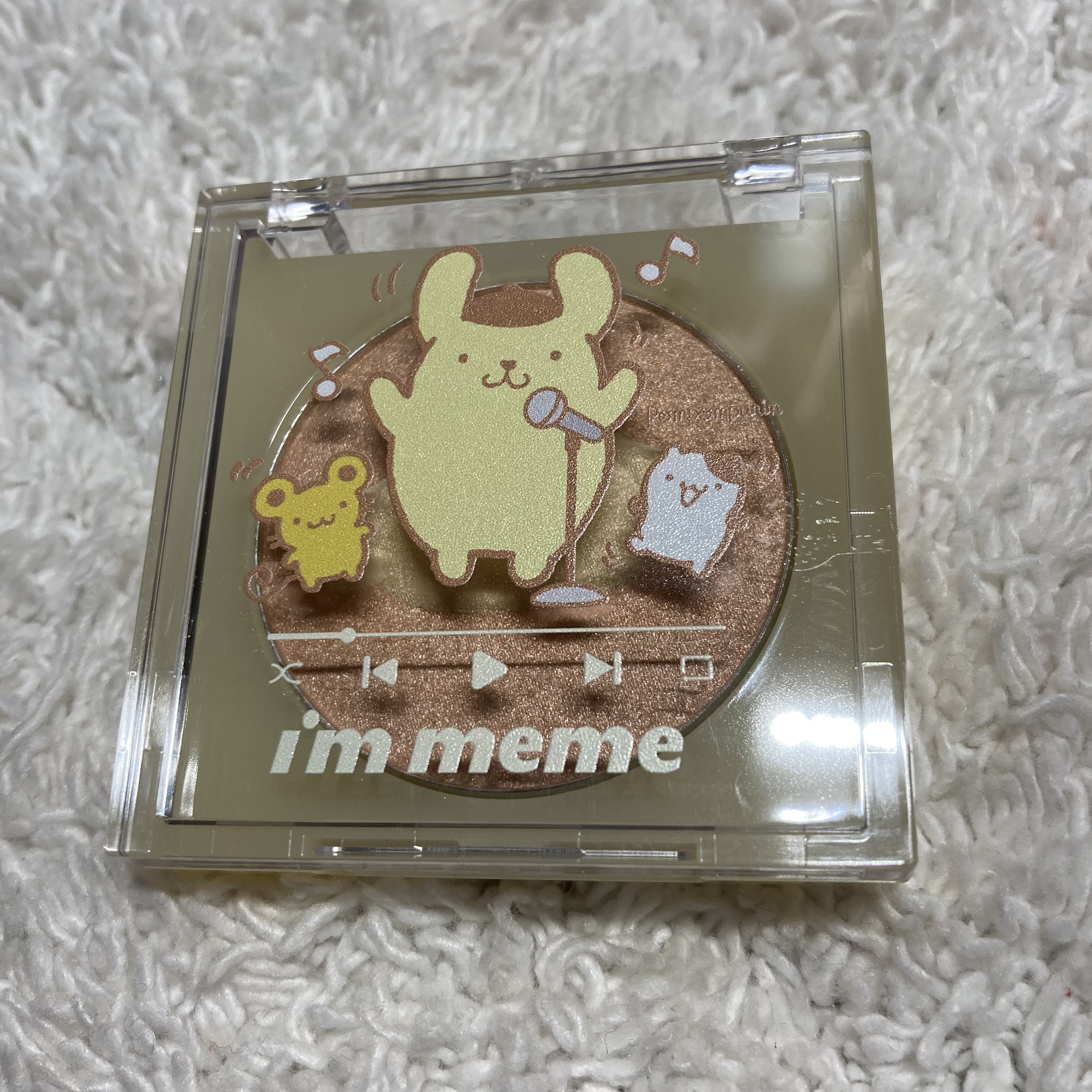 シャインキャッチャーマルチハイライター ポムポムプリン ハーモニー/i’m meme/パウダーハイライトを使ったクチコミ（1枚目）