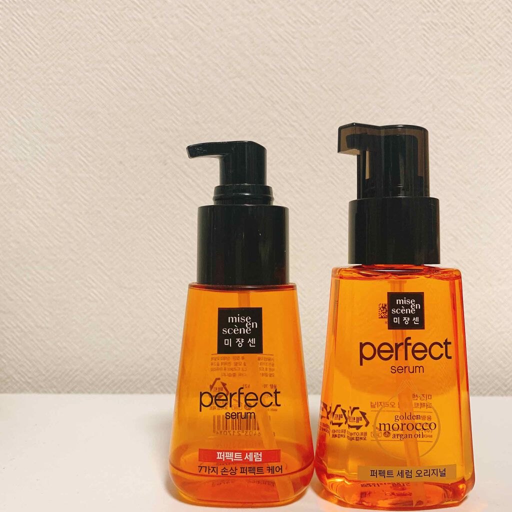 パーフェクト セラム オリジナル/miseenscene/ヘアオイルを使ったクチコミ（2枚目）