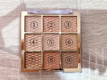 ソフトクレイビームアイシャドウパレット/AMIOK/ジェル・クリームアイシャドウを使ったクチコミ(2枚目)