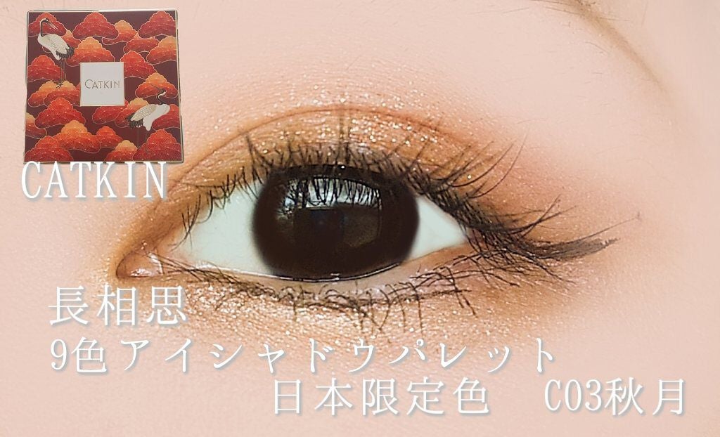 長相思シリーズ 9色アイシャドウパレット/CATKIN/アイシャドウパレットを使ったクチコミ(1枚目)
