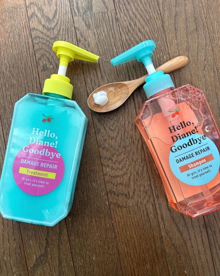 ハローダイアン グッバイ ダメージリペア シャンプー/トリートメント/ダイアン/市販シャンプーを使ったクチコミ(5枚目)