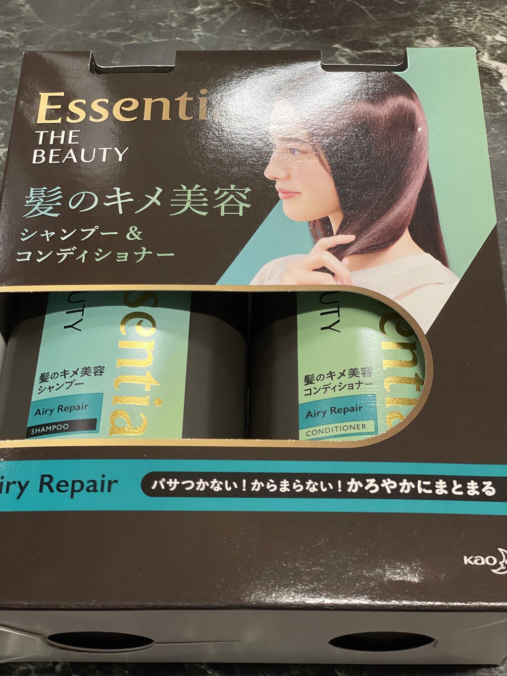 THE BEAUTY 髪のキメ美容シャンプー/コンディショナー<エアリーリペア>	/エッセンシャル/シャンプー・コンディショナーを使ったクチコミ(1枚目)