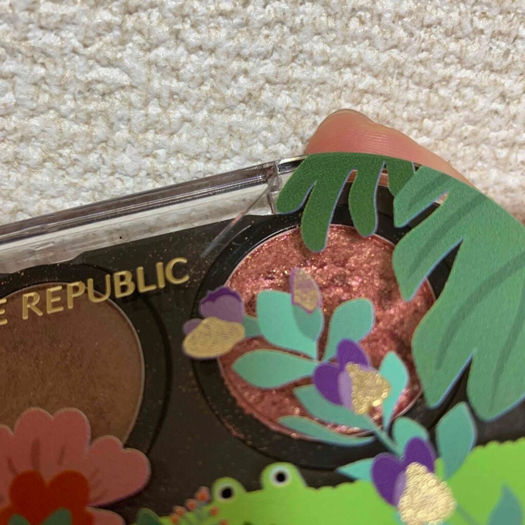 バイフラワーアイシャドウ/ネイチャーリパブリック/単色アイシャドウを使ったクチコミ(2枚目)