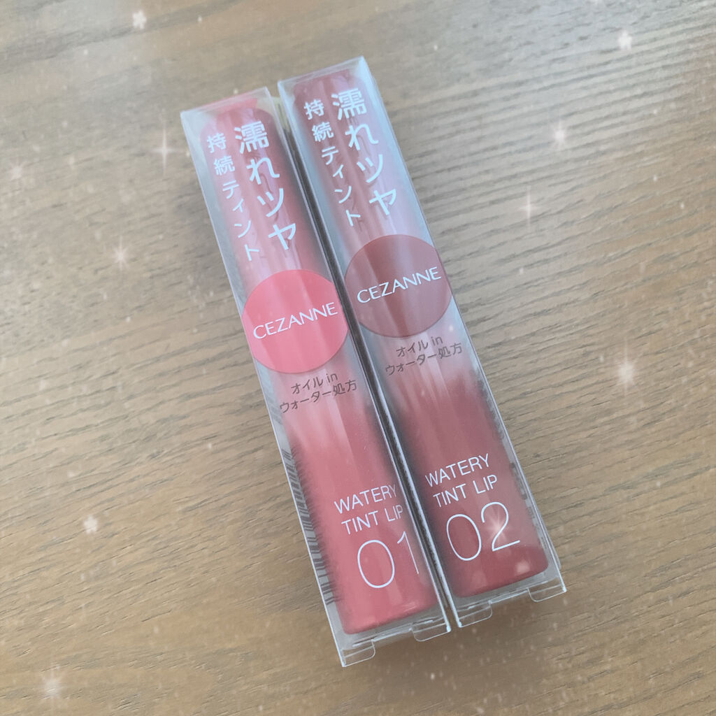 ウォータリーティントリップ/CEZANNE/リップティントを使ったクチコミ（1枚目）