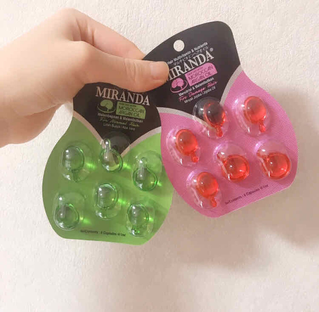 ヘアビタミン モイスチャーヘアオイル/MIRANDA/ヘアオイルを使ったクチコミ（1枚目）