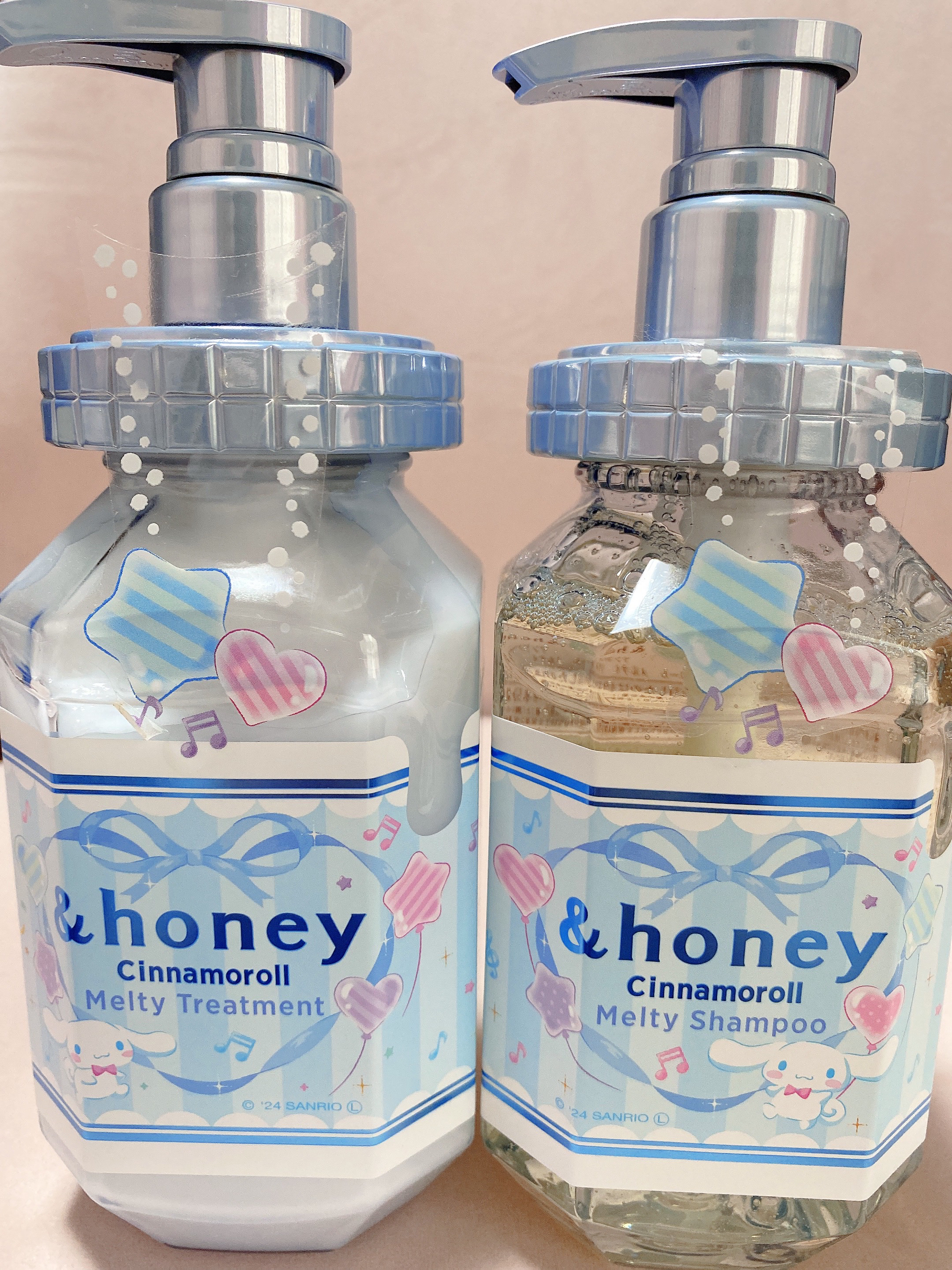 アンドハニー シナモロール メルティ  シャンプー&ヘアトリートメント限定ペアセット/&honey/市販シャンプーを使ったクチコミ（1枚目）
